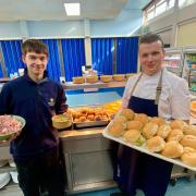 Catering staff at Ripon Grammar School in North Yorkshire adapted quickly to feed hundreds of students after a gas leak forced the kitchen to close
