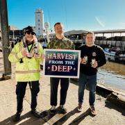 From left, Peter Dade, Pete Robinson and Phil Beaty