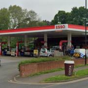 A man has been arrested after a theft at a garage in Ripon.
