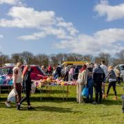 Seaham Hall car boot sale.