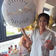Joanne at her clinic opening in Seaham