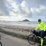 Ripon father Mark Mayatt-Simmons on the road