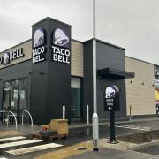 A Taco Bell restaurant.