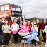 Representatives from the local community, including North Sea Volunteer Lifeguards, Tynemouth Priory, CBK Adventures, and doughnut shop Deep North enjoyed a preview of the coast’s newest attraction