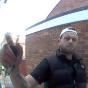 Unregistered gas fitter Alexander Robson caught on a customer's ring doorbell camera
