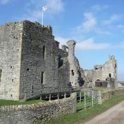Middleham Castle ruins