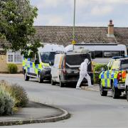 Police and CSI on the scene on Sunday (August 30)