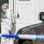 The scene on Balmer Hill in Gainford.