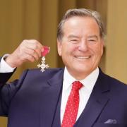 Jeff Stelling accepting his MBE
