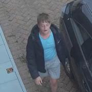 One of the two men Police would like to speak to in connection with the July reports.