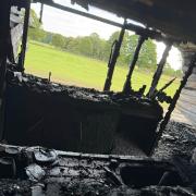 Studley Royal CC lost the pavilion to a fire on Sunday, August 30.