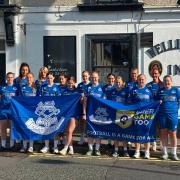 Wolviston Ladies ahead of their victorious tie against Whitehaven AFC last month.