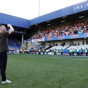 Middlesbrough head coach Kim Hellberg celebrates at QPR