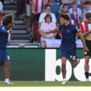 Enzo Le Fee celebrates after scoring from the spot in Sunderland's draw with Brentford