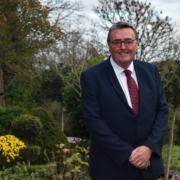 Tony Collins, chief executive of Saint Michael’s Hospice and Herriot Hospice.