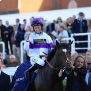 Rossa Ryan walks in on Orthodox after winning the Middle Park Stakes (Nigel French/PA)