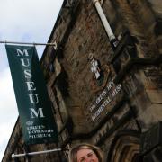 BUSY ROLE: Lynda Powell outside the museum