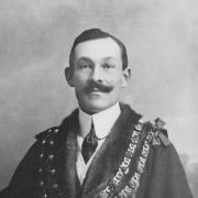 IN CHAINS: William Edwin Pease (1865-1926), of Mowden, as Darlington mayor in 1902