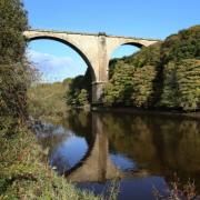 ROYAL HONOUR: The Victoria Viaduct over the River Wear - England's tallest railway viaduct