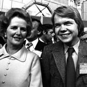 EARLY INFLUENCE: Conservative party leader Margaret Thatcher with 16-year-old Rother Valley schoolboy William Hague, after he received a standing ovation from delegates at the Tory party conference in Blackpool, in October 1977