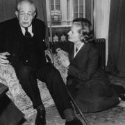 MOMENT WITH MAC: Mrs Thatcher with Harold MacMillan in February 1979