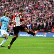 JOYFUL MOMENTS: Fabio Borini fires Sunderland ahead
