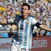 MATCH WINNER: Lionel Messi's stoppage-time strike enabled Argentina to beat Iran