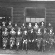 Women in Shildon who were pressed into industrial service during the First World War