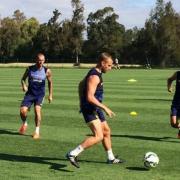 Sunderland players are taking part in double training sessions during their pre-season in the Algarve
