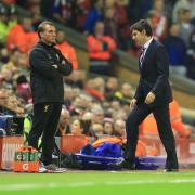 TOP BOSS: Middlesbrough manager Aitor Karanka (right) also ran Liverpool close at Anfield during this Capital One Cup third round clash