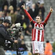 DERBY HERO: Sunderland's Adam Johnson is the latest Tyne-Wear derby hero after his late winner made it four wins in a row over rivals Newcastle