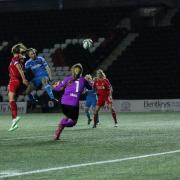 SHORTLISTED: Sunderland Ladies striker Beth Mead, pictured scoring against Liverpool