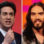 Ed Miliband and Russell Brand, who met late on Monday night for a YouTube interview, Labour confirmed