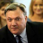 Ed Balls pictured during a visit to Conyers School in Yarm to take part in a political debate with sixth form students.  Picture: CHRIS BOOTH