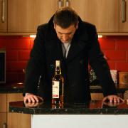 FROM ITV STRICT EMBARGO Print media - No Use Before Tuesday 21st March 2017Online Media -  No Use Before 0700hrs Tuesday 21st March 2017CORONATION STREET - Ep 9130Monday 27th March 2017 - 2nd epAs Peter Barlow [CHRIS GASCOYNE] eyes the bottle of whisky