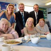 COMMUNITY LUNCH CLUB STAYS ON THE MENU FOR DURHAM OAPs THANKS TO NEWCASTLE BUILDING SOCIETY GRANT