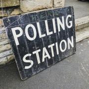 A polling station sign. Picture: Northern Echo.