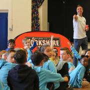 Michael Vaughan at Chester-le-Street coaching