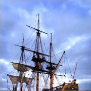 SPECTACLE:  The replica of HMS Endeavour amazed hundreds of people when it visited the region