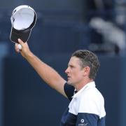 England's Justin Rose after his birdie on 18th during day four of The Open Championship 2018 at Carnoustie Golf Links, Angus..