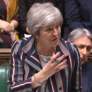 Prime Minister Theresa May making a statement in the House of Commons on Brexit on Monday Picture: PA