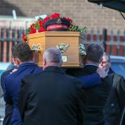 The funeral of Derek Foster- former Bishop Auckland MP, at The Salvation Army church, Rutland Street, Sunderland.
Picture by Tom Banks.
