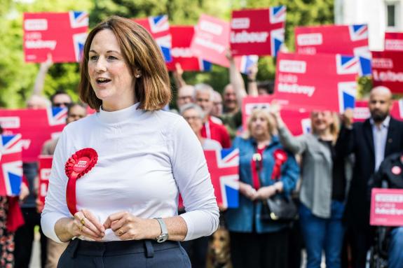 The Northern Echo: Labour's Darlington candidate Lola McEvoy launches her election campaign in the town's South Park The Northern Echo: Labour's Darlington candidate Lola McEvoy launches her election campaign in the town's South Park