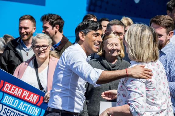 The Northern Echo: Rishi Sunak launches the Conservative Party tour bus at Redcar racecourse. The Northern Echo: Rishi Sunak launches the Conservative Party tour bus at Redcar racecourse.