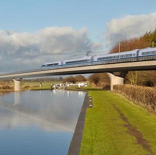 The Northern Echo: Artist impression of HS2 The Northern Echo: Artist impression of HS2