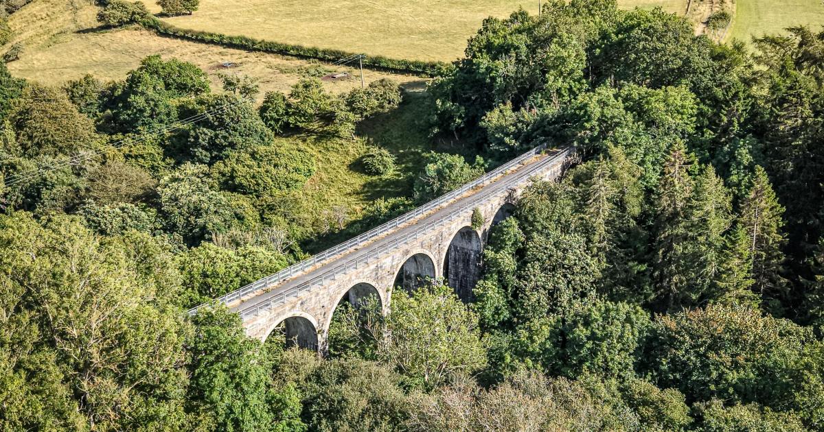 Stunning view of Teesdale viaduct that some Victorians thought was doomed to fall