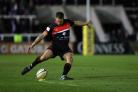 PAYING THE PENALTY: Jimmy Gopperth scored the points to win it for Newcastle Falcons