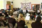 Middleton and Teesdale Silver Band in full flow