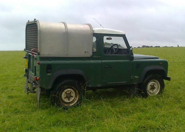 The Northern Echo: The Land Rover Defender 90 was stolen from outside a farm shop