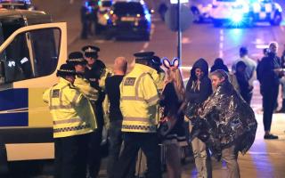File photo dated 23/05/17 of police at the Manchester Arena at the end of a concert by US star Ariana Grande.